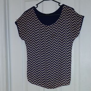 Chevron Patterned Women's Top